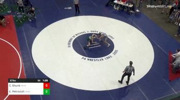 87 lbs Prelims - Colten Shunk, Penns Vly vs Evan Petrovich, Connellsville
