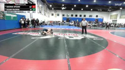 150 Boys Cons. Round 3 - George Spears, El Capitan vs Julian Valdivia, Bonita Vista