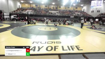 126 lbs Quarterfinal - Jack Dragoumanos, Belmont Hill vs Tyler Wood, St. Mary's Ryken