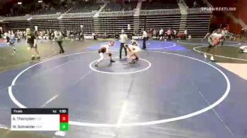 152 lbs Final - Anders Thompson, Flathead Valley WC vs Wyatt Schneider, Capital Wrestling