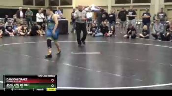 140 lbs Finals (2 Team) - Danson Drake, Iowa Black vs Jake Van De Reit, Missouri Gold