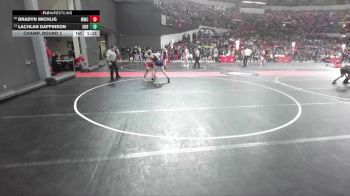 160 lbs Champ. Round 2 - Lachlan Daffinson, GET Blue Demons vs Bradyn Michlig, Mukwonago Wrestling Club