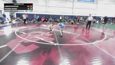 C-90 lbs 3rd Place - Landon Spickler, WV vs Phoenix Russo, OH
