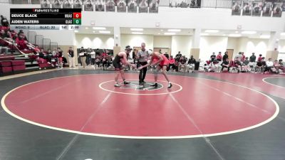150 lbs Quarters & 1st Wb (16 Team) - Deuce Black, Woodward Academy vs Aiden Waters, Glynn Academy