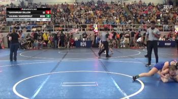 106 lbs Cons. Round 2 - Liliana Vanderbilt, Washington Court House Middle vs Savannah Dillon, Chesapeake Wrestling Club