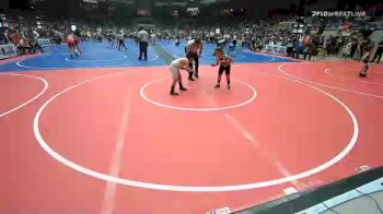 3rd Place - Sydney O'Brien, Verdigris Youth Wrestling vs Barrett Redeagle, Salina Wrestling Club