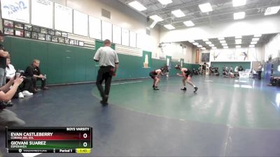 106 lbs Champ. Round 1 - Giovani Suarez, Esperanza vs Evan Castleberry, Corona Del Sol