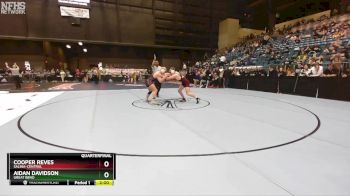 5A-175 lbs Quarterfinal - Aidan Davidson, Great Bend vs Cooper Reves, Salina-Central