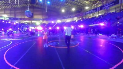 101 lbs Semifinal - Adrian Salcido, Colby High School vs Lainie Galvan, Basehor Bobcats Wrestling