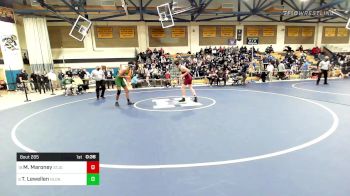 145 lbs Consi Of 8 #2 - Michael Maroney, St Joseph vs Treyvon Lewellen, New London