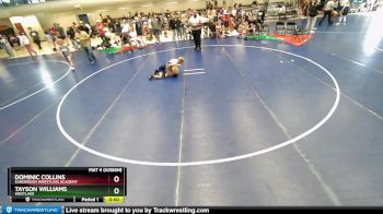 57-61 lbs Round 3 - Dominic Collins, Sanderson Wrestling Academy vs Tayson Williams, Westlake