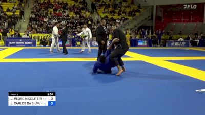 JOÃO PEDRO NICOLITE ROCHA vs LEANDRO CARLOS DA SILVA SANTOS 2024 World Jiu-Jitsu IBJJF Championship