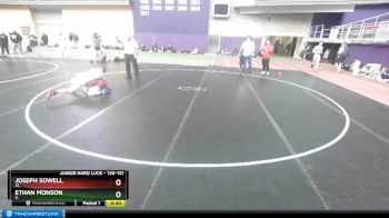 130-131 lbs Round 2 - Ethan Monson, IL vs Joseph Sowell, AL