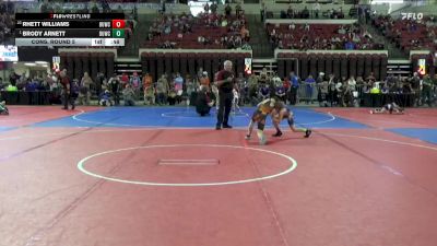 77 lbs Cons. Round 5 - Brody Arnett, Ambush Wrestling vs Rhett Williams, Sidney Wrestling Club