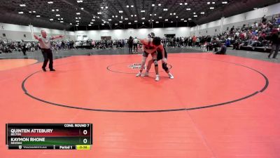 175 lbs Cons. Round 7 - Quinten Attebury, Belton vs Kaymon Rhone, Neosho