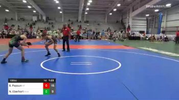 138 lbs Prelims - Brian Papcun, MF Black vs Noah Eberhart, Midwest Xtreme Wrestling Silver