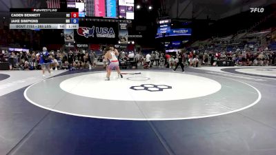 285 lbs Cons. Rd Of 32 - Caden Bennett, NC vs Jake Simpkins, MN