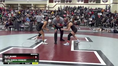 120 lbs Semifinal - Ally Jelinek, Linn-Mar vs Silvia Garcia-Vasquez, West Liberty