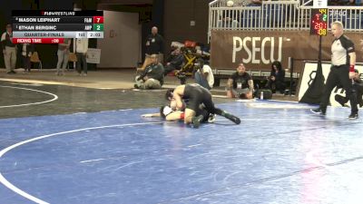 133 lbs Quarterfinal - Mason Leiphart, Franklin & Marshall vs Ethan Berginc, Army West Point