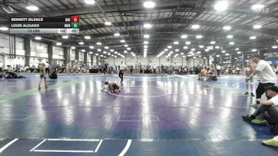 75 lbs Round Of 32 - Bennett Silence, Indiana Outlaws Red - EL vs Louis Alojado, Iron Horse - EL