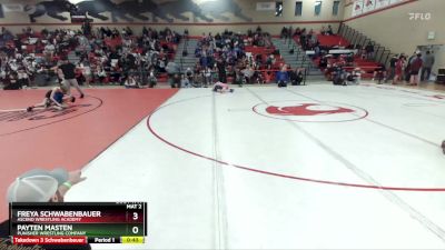 123-135 lbs Round 2 - Freya Schwabenbauer, Ascend Wrestling Academy vs Payten Masten, Punisher Wrestling Company