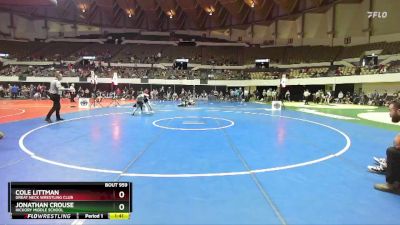 National 6-8 85 Semifinal - Cole Littman, Great Neck Wrestling Club vs Jonathan Crouse, Hickory Middle School