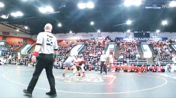 215 lbs Semifinals (8 Team) - Owen Wright, Clinton vs Brayden Geer, St Louis