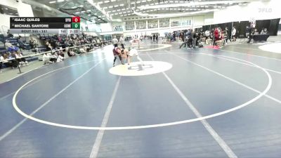 141 lbs 3rd Place Match - Michael Santore, Oswego State vs Isaac Quiles, Springfield