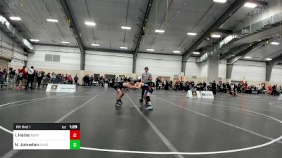 100 lbs Rr Rnd 1 - Isaac Heine, Askren Wrestling Academy vs Nash Johnston, Sanderson Wrestling Academy