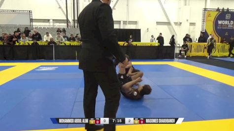 Magomed Shakhbanov vs Mohammod Abdul Alim 2024 World IBJJF Jiu-Jitsu No-Gi Championship