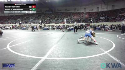 67 lbs Round Of 32 - Mason Woolman, Tiger Trained Wrestling vs Maddox Henderson, Standfast