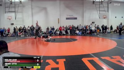 97 lbs Quarterfinal - Nolan Lear, Castle Wrestling Club vs Henry Otto, AND1