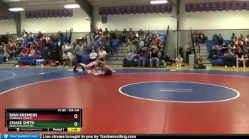 134 lbs Round 1 - Ivan Kremers, Niobrara County vs Chase Smith, Newcastle/Upton