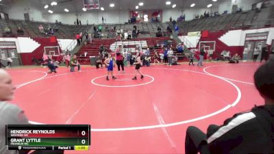 77-83 lbs Round 3 - Hendrick Reynolds, Western WC vs Grant Lyttle, Franklin WC