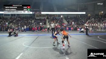 70 lbs Champ. Round 1 - Jayden Dawson, Bourbon County vs Rowdie Bond, Trailhands