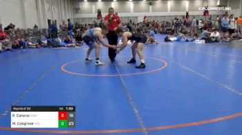 182 lbs Round Of 32 - Russ Canova, Doughboy Black vs Martin Cosgrove, Triumph Gold