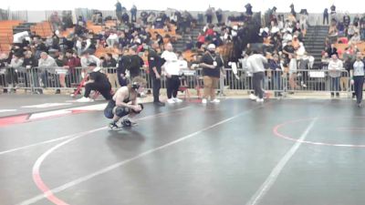 144 lbs Quarterfinal - Matthew Thorley, Boston College vs Hector Riveria, Springfield Central