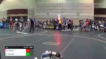 50 lbs Round 1 (4 Team) - Kaiden Galindez, Team Good. Real Good. vs Quinton Franklin, Ares WC