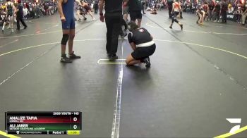 145 lbs Cons. Round 2 - Analize Tapia, Lowell WC vs Ali Jaber, Detroit Grappling Academy