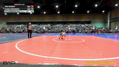 61 lbs Consi Of 8 #1 - Jori Saribay, Nakamura Wrestling vs Xyara Ontiveros, Phase3 Lab School