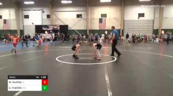 64 lbs Semifinal - Wyatt Hueftle, Jr. Wolfkings vs Corbin Franklin, Atwood Kids Wrestling