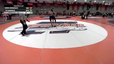 184 lbs Cons. Round 4 - Owen Greisbach, Augsburg vs Rj Samuels, Wisconsin-Whitewater