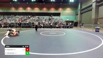 141 lbs Round Of 32 - Dimitri Alarcon, Western Wyoming vs Hercules Windrath, Cal Poly