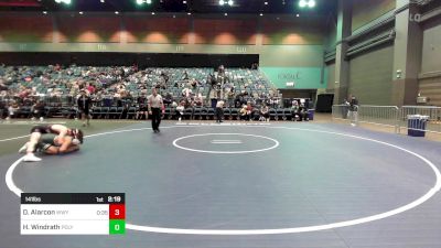 141 lbs Round Of 32 - Dimitri Alarcon, Western Wyoming vs Hercules Windrath, Cal Poly