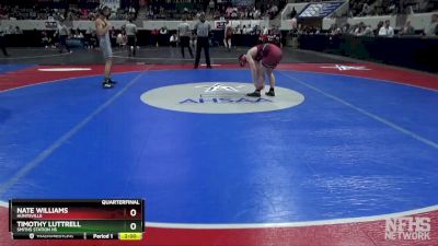 7A 132 lbs Quarterfinal - Timothy Luttrell, Smiths Station Hs vs Nate Williams, Huntsville