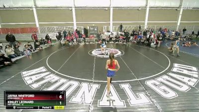 65 lbs Semis (4 Team) - Sadie Sweat, Mat Demons vs Pepper Probst, Utah Green