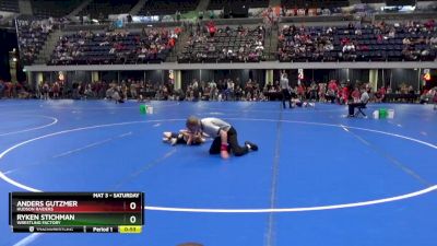 55 lbs Cons. Round 2 - Anders Gutzmer, Hudson Raiders vs Ryken Stichman, Wrestling Factory