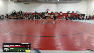 215 lbs Champ. Round 2 - Joshua Borja Garcia, Eaglecrest B vs Robert John, Vista Ridge