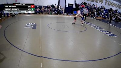 52-55 lbs Round 3 - Gabriel Roberts, Mcguffey vs Dax Williams, Mars