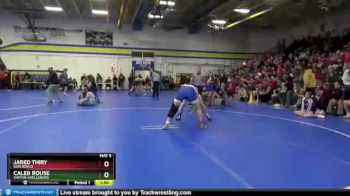 220 lbs Semifinal - Jared Thiry, Don Bosco vs Caleb Rouse, Vinton-Shellsburg